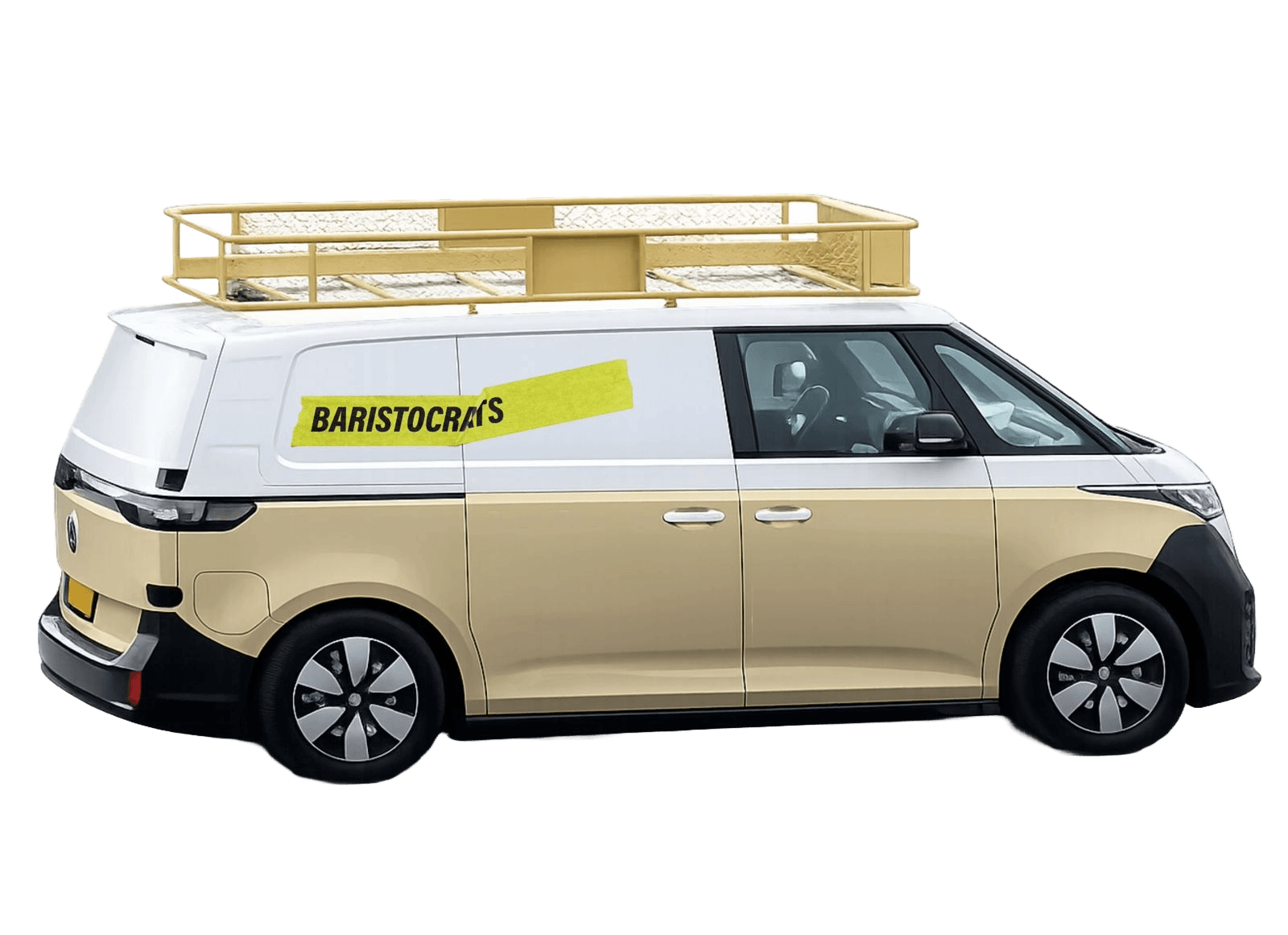 Mobiele koffiebar op basis van een Volkswagen ID Buzz